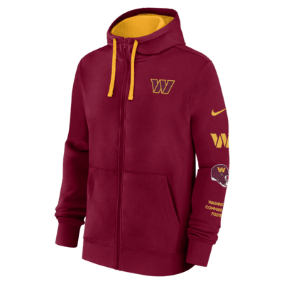 【NIKE】Washington Commanders Sideline Team Issue Club Washington Commanders Nike Sideline Club Hoodie Team Issue